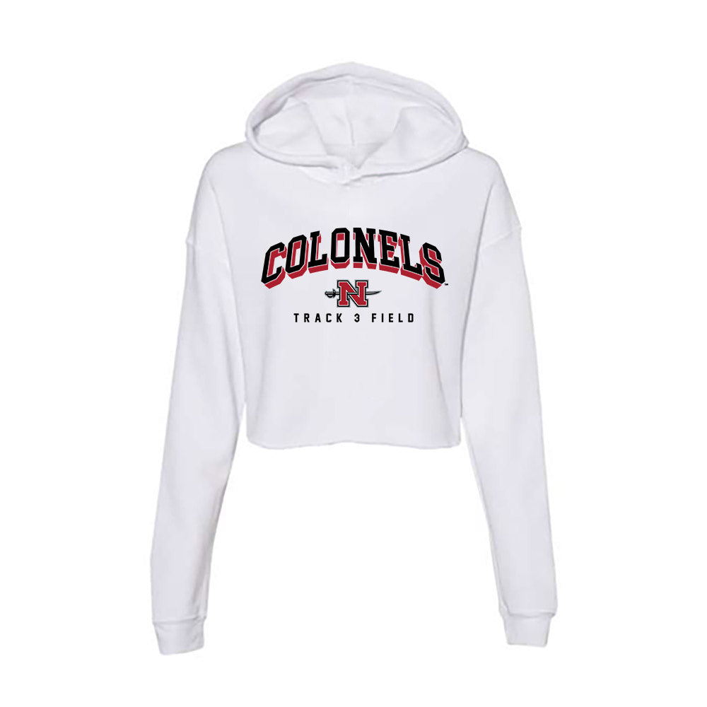 Nicholls State - NCAA Women's Track & Field : Gracie Baker - Classic Shersey Women's Crop Fleece Hoodie-0