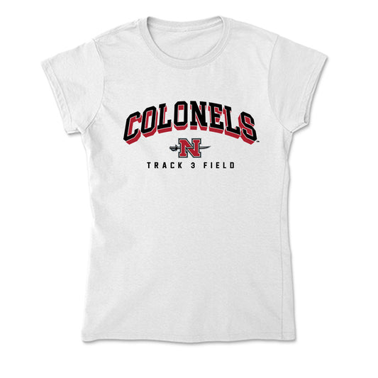 Nicholls State - NCAA Men's Track & Field : Connor Gil - Classic Shersey Soft Style Women’s T-Shirt-0