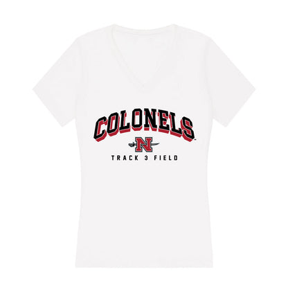Nicholls State - NCAA Men's Track & Field : Connor Gil - Classic Shersey Women's V-Neck T-Shirt-0