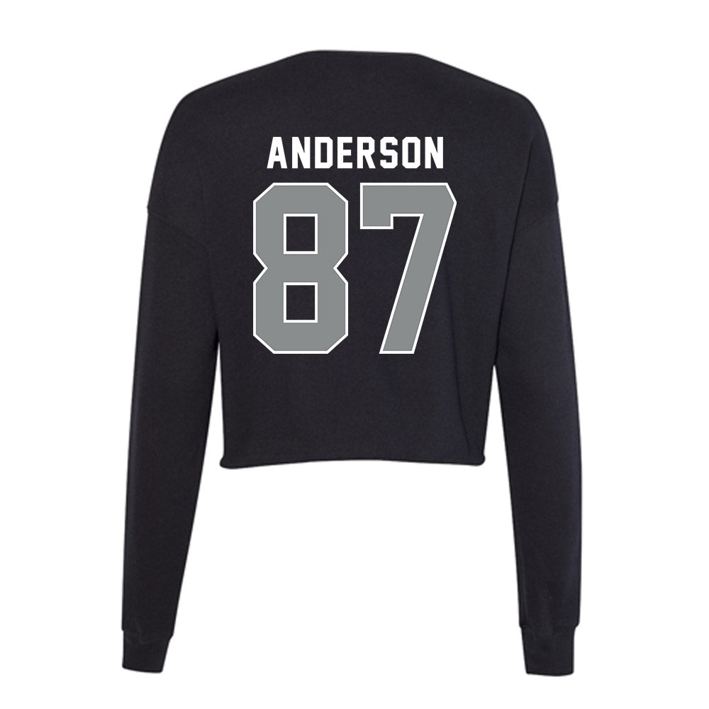 Memphis - NCAA Football : Bryce Anderson - Women's Cropped Crew Fleece-1