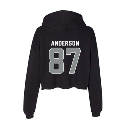 Memphis - NCAA Football : Bryce Anderson - Women's Crop Fleece Hoodie-1