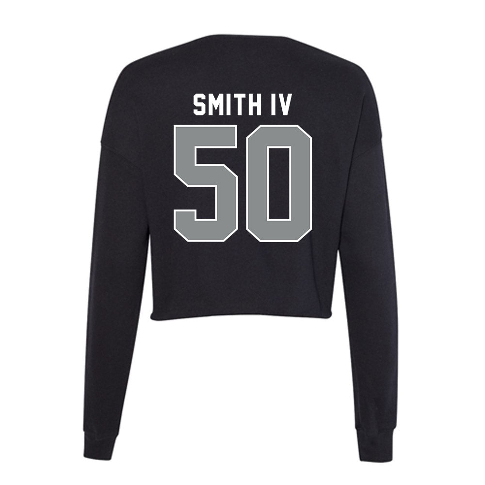 Memphis - NCAA Baseball : James Smith IV - Women's Cropped Crew Fleece-1