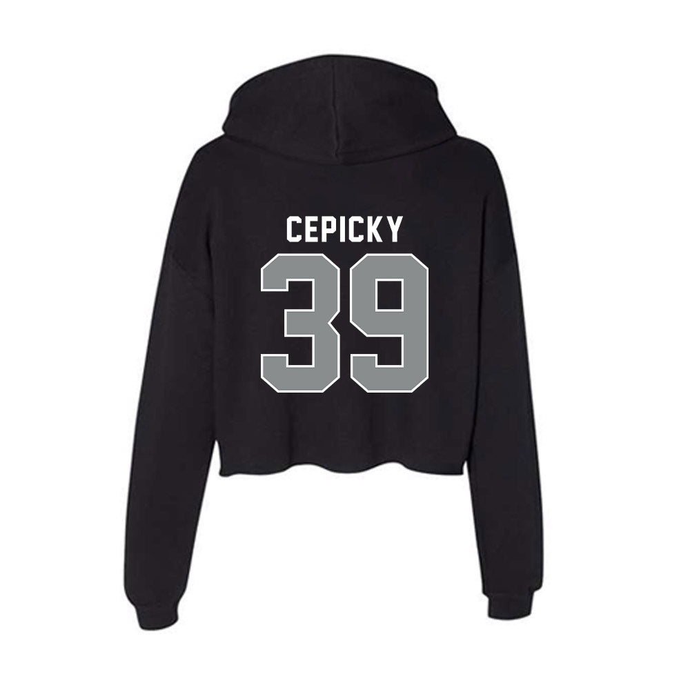 Memphis - NCAA Football : Gabriel Cepicky - Women's Crop Fleece Hoodie-1