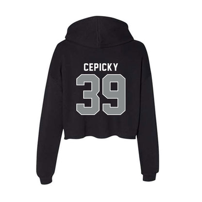 Memphis - NCAA Football : Gabriel Cepicky - Women's Crop Fleece Hoodie-1