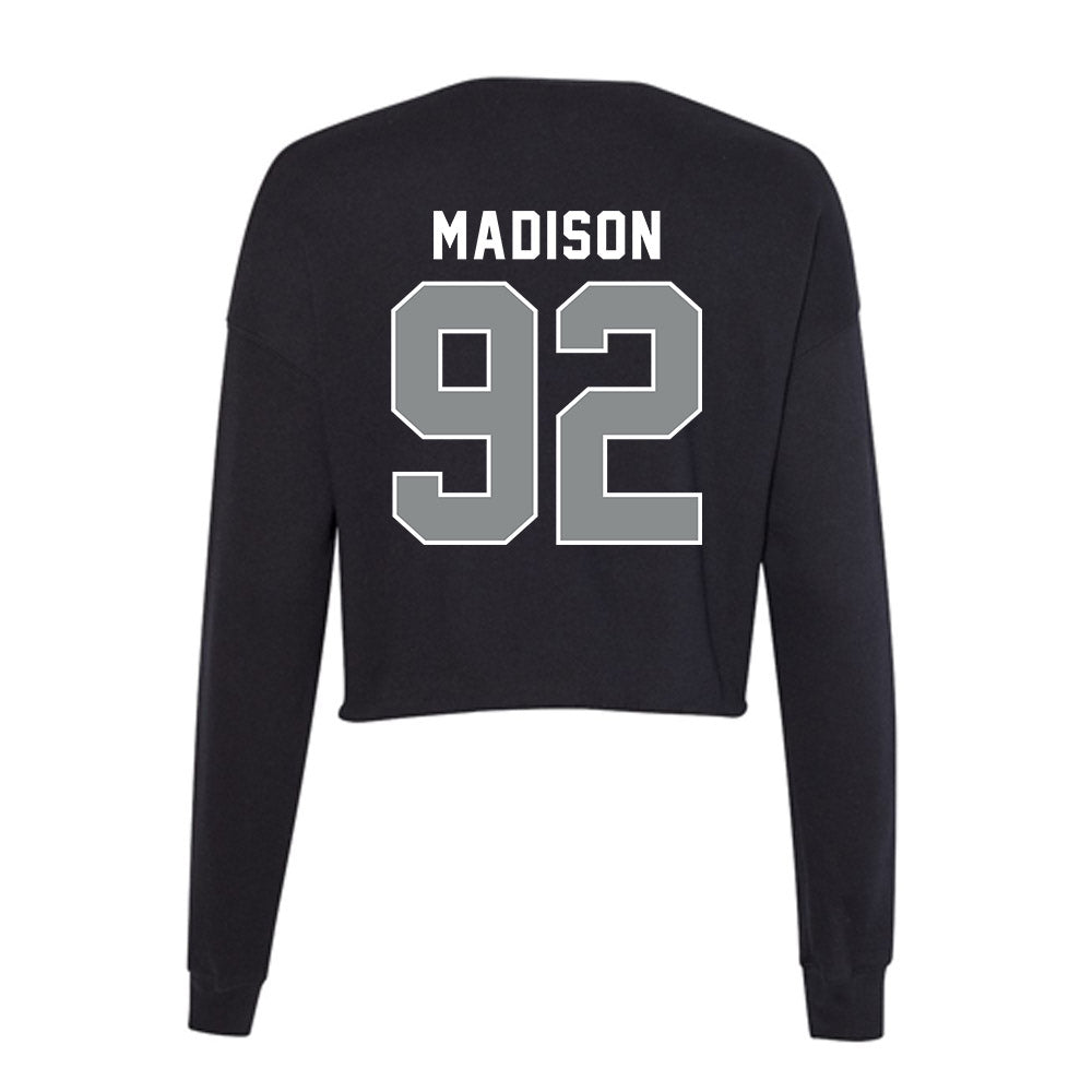 Memphis - NCAA Football : JaQuentin Madison - Women's Cropped Crew Fleece-1