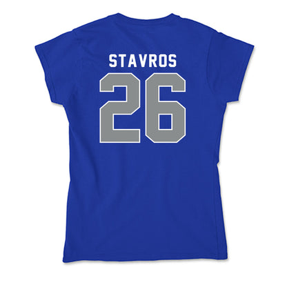 Memphis - NCAA Men's Soccer : Dino Stavros - Soft Style Women’s T-Shirt-1