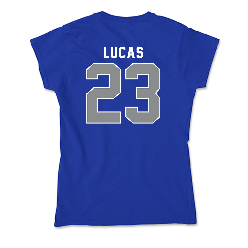 Memphis - NCAA Baseball : Isaac Lucas - Soft Style Women’s T-Shirt-1