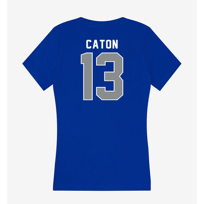 Memphis - NCAA Softball : Taylor Caton - Women's V-Neck T-Shirt-1