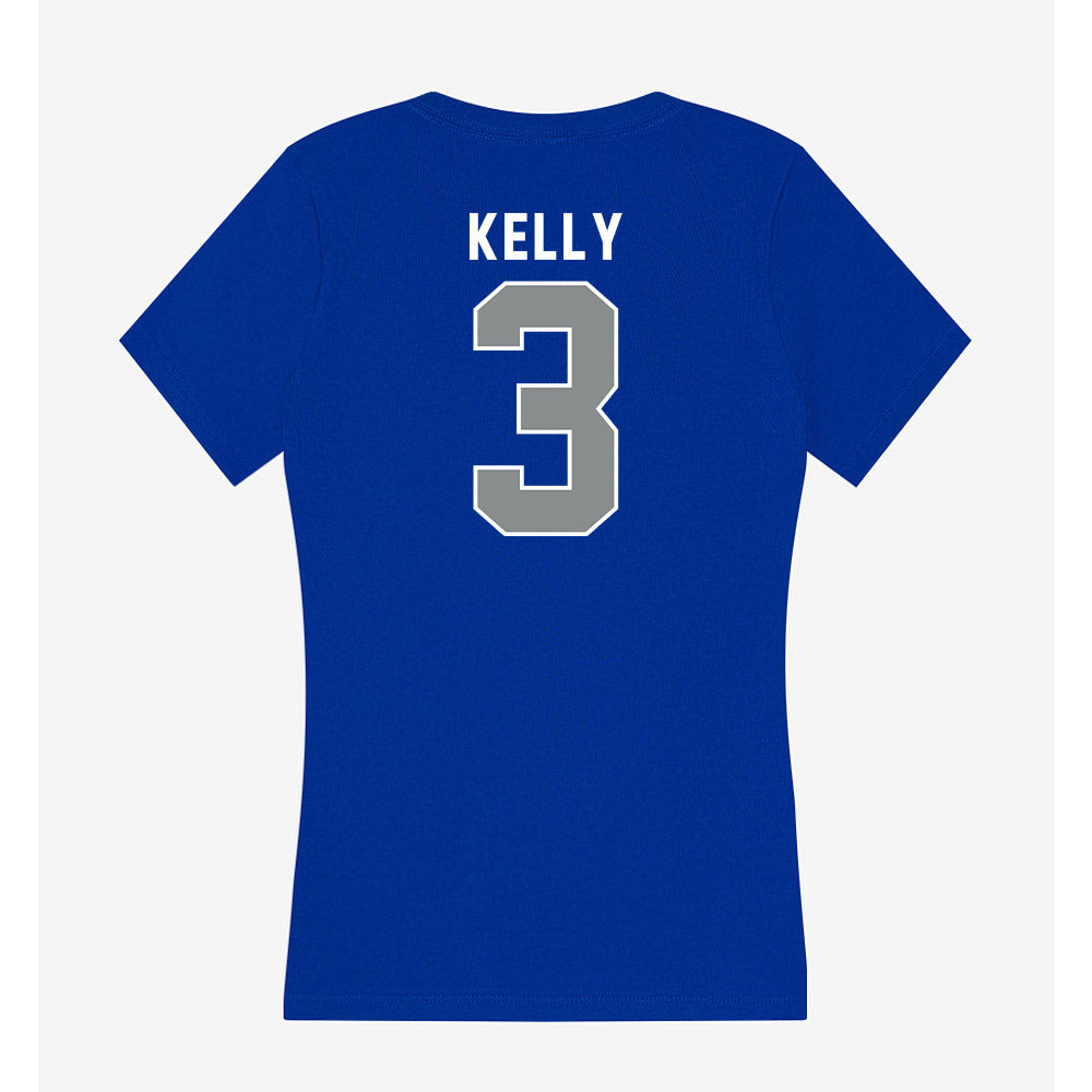 Memphis - NCAA Women's Soccer : Ellis Kelly - Women's V-Neck T-Shirt-1