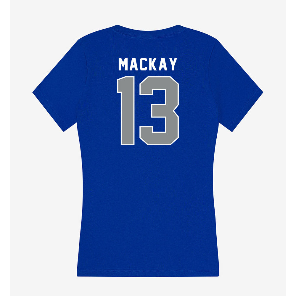 Memphis - NCAA Women's Soccer : Evelyn Mackay - Women's V-Neck T-Shirt-1