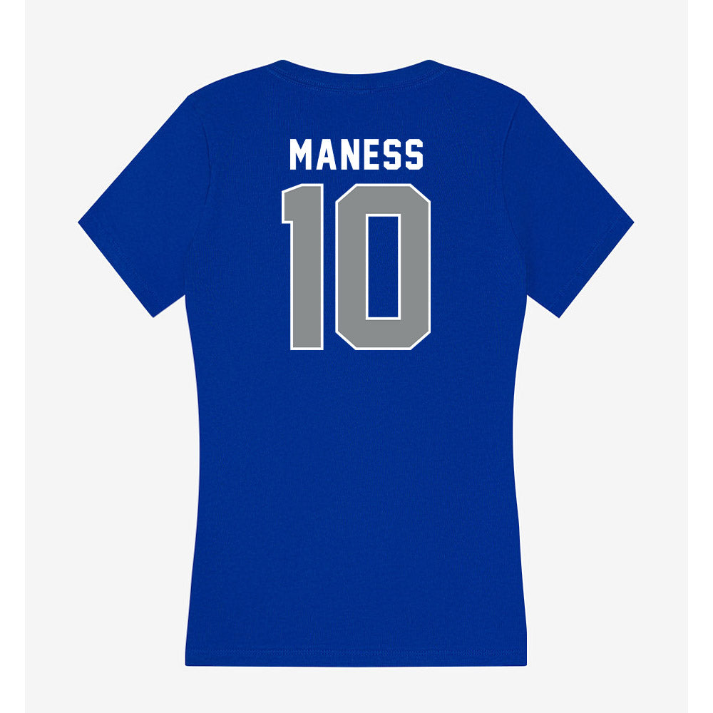 Memphis - NCAA Softball : Marley Maness - Women's V-Neck T-Shirt-1