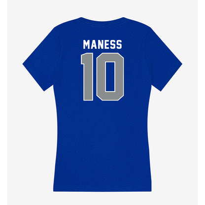 Memphis - NCAA Softball : Marley Maness - Women's V-Neck T-Shirt-1