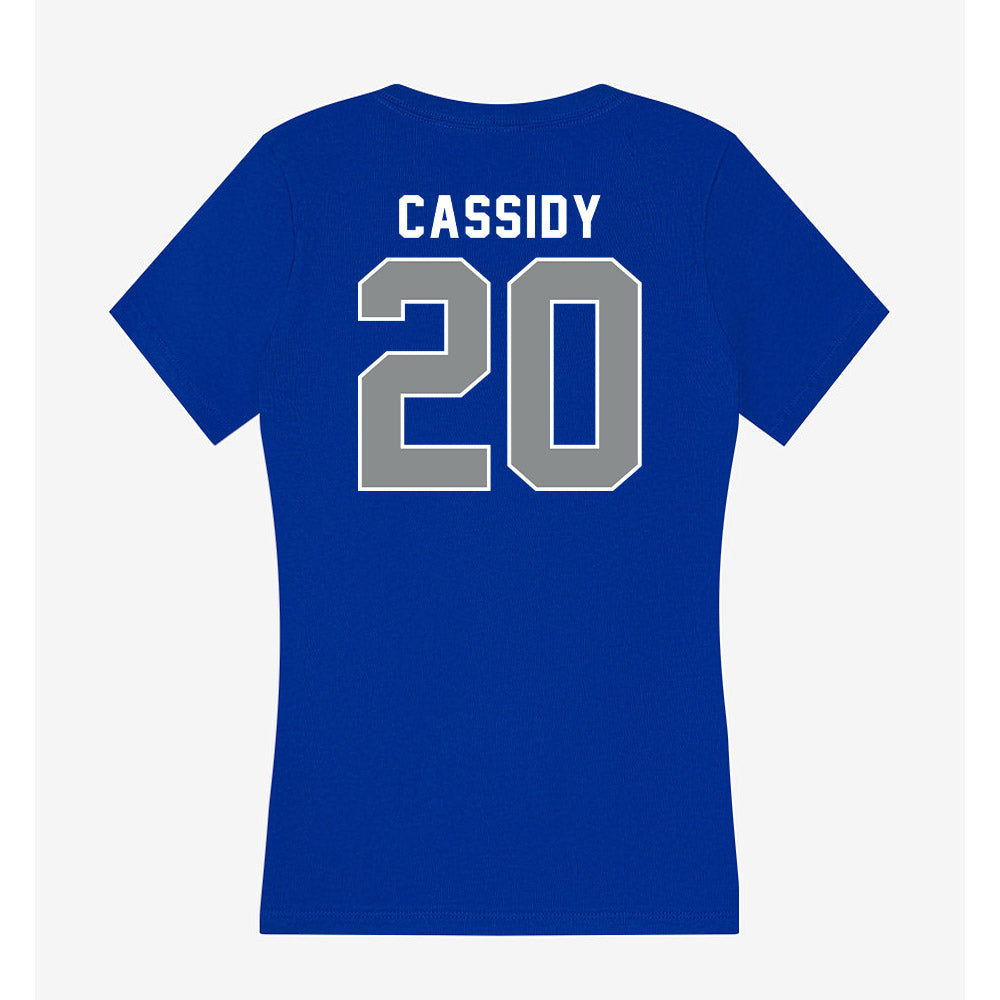 Memphis - NCAA Baseball : Trae Cassidy - Women's V-Neck T-Shirt-1