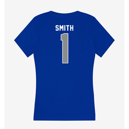Memphis - NCAA Football : CJ Smith - Women's V-Neck T-Shirt-1
