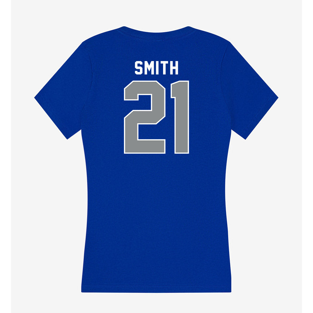 Memphis - NCAA Baseball : Charlie Smith - Women's V-Neck T-Shirt-1