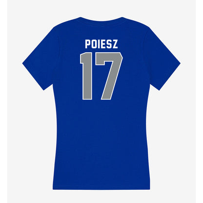 Memphis - NCAA Women's Soccer : Gillian Poiesz - Women's V-Neck T-Shirt-1