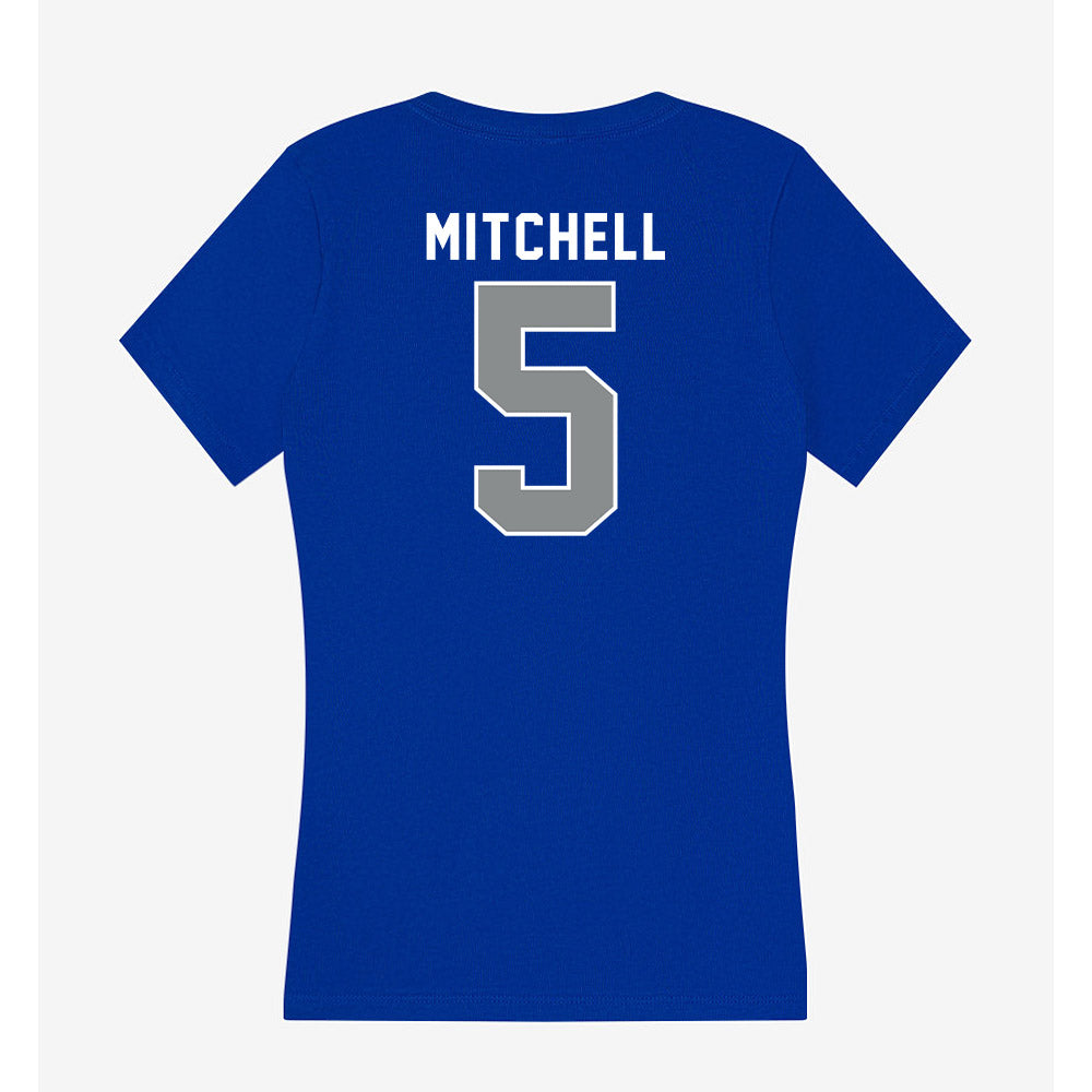 Memphis - NCAA Softball : Jaila Mitchell - Women's V-Neck T-Shirt-1