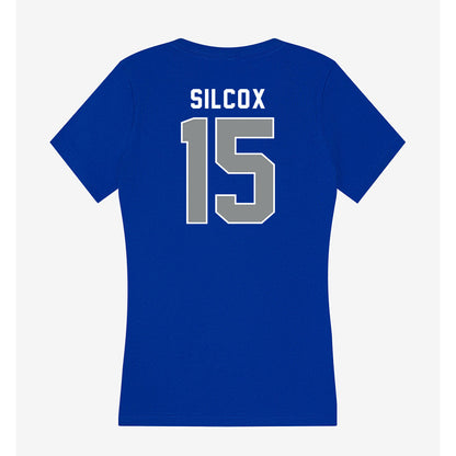 Memphis - NCAA Women's Soccer : Olivia Silcox - Women's V-Neck T-Shirt-1