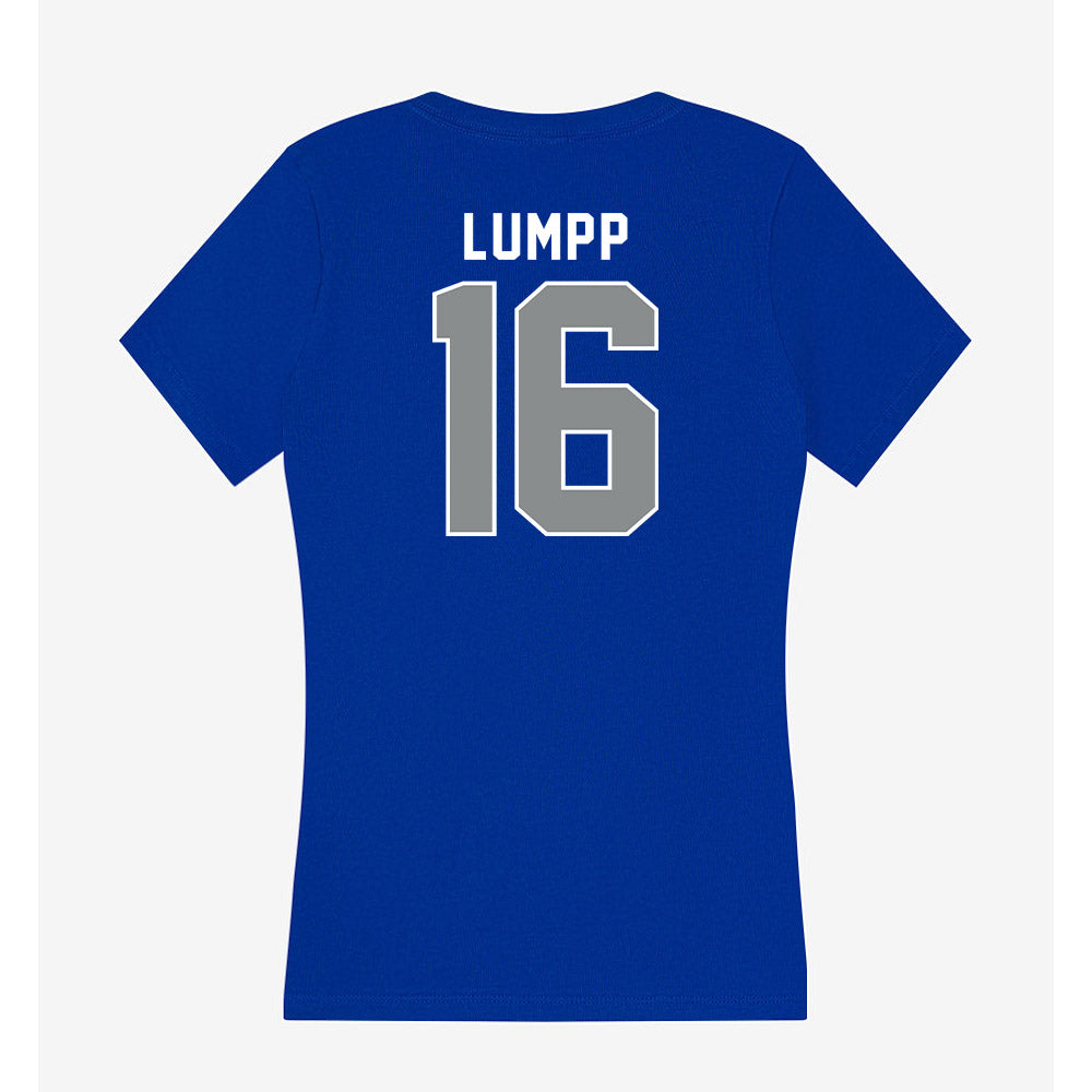 Memphis - NCAA Softball : Francesca Lumpp - Women's V-Neck T-Shirt-1