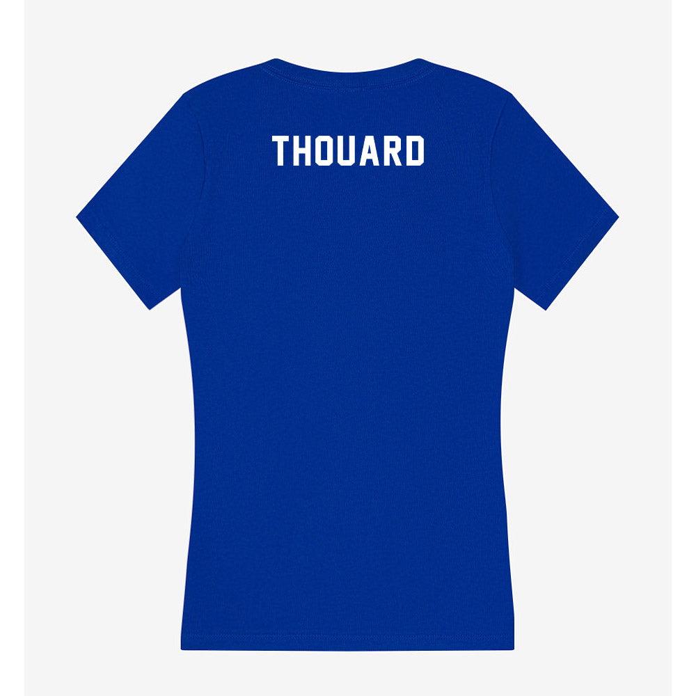 Memphis - NCAA Women's Tennis : Clemence Thouard - Women's V-Neck T-Shirt-1