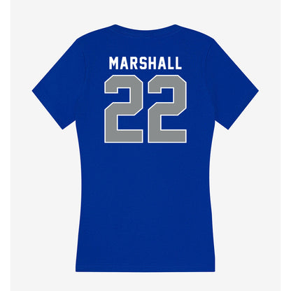 Memphis - NCAA Women's Volleyball : Sydney Marshall - Women's V-Neck T-Shirt-1