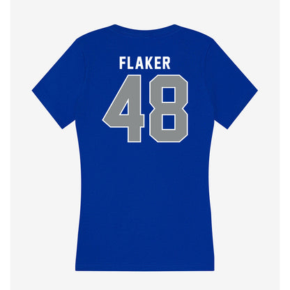 Memphis - NCAA Football : Jayden Flaker - Women's V-Neck T-Shirt-1