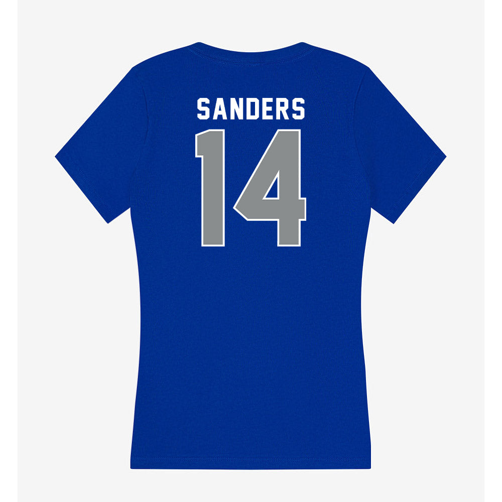 Memphis - NCAA Baseball : Brayden Sanders - Women's V-Neck T-Shirt-1