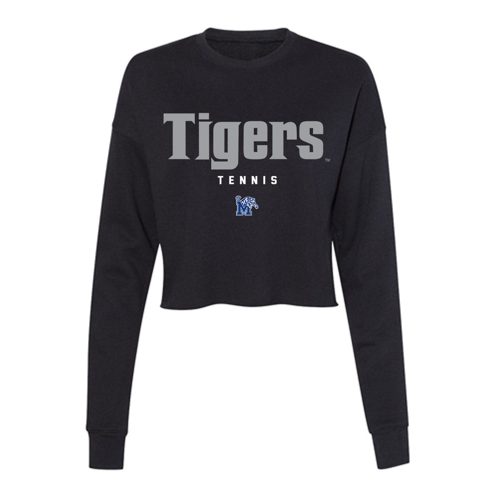 Memphis - NCAA Women's Tennis : Clemence Thouard - Women's Cropped Crew Fleece-0