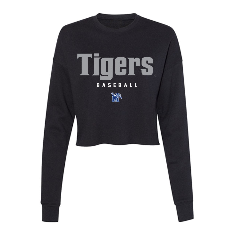 Memphis - NCAA Baseball : James Smith IV - Women's Cropped Crew Fleece-0