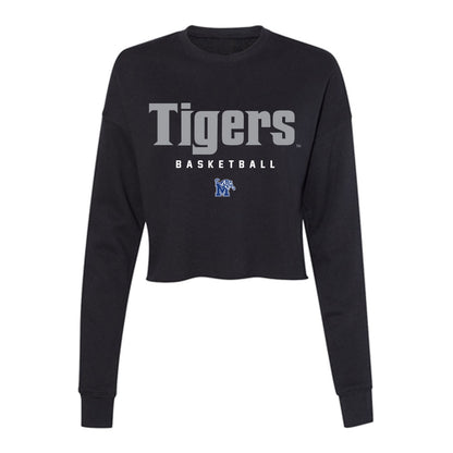 Memphis - NCAA Women's Basketball : Tamya Smith - Women's Cropped Crew Fleece-0