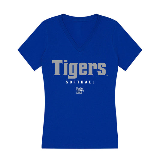 Memphis - NCAA Softball : Arianna Cox-Cole - Women's V-Neck T-Shirt-0