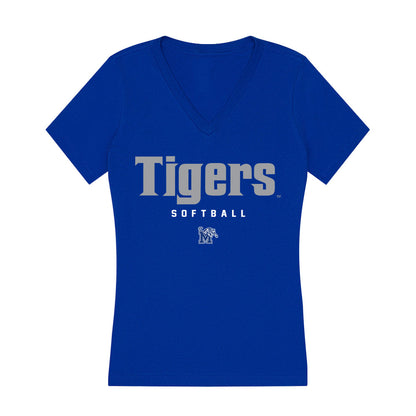 Memphis - NCAA Softball : Avery Stutts - Women's V-Neck T-Shirt-0