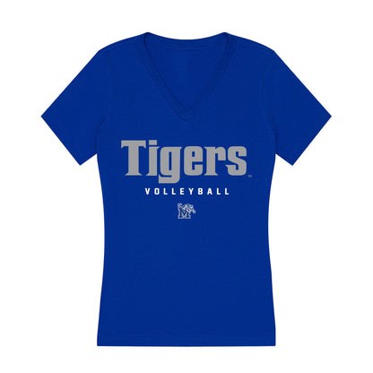 Memphis - NCAA Women's Volleyball : Jasmyn Tate - Women's V-Neck T-Shirt-0
