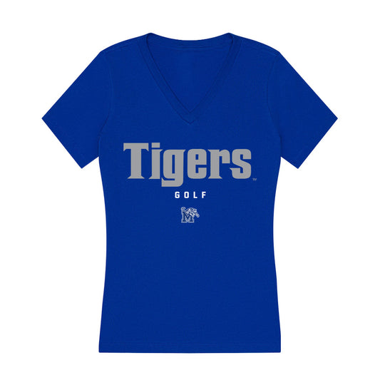 Memphis - NCAA Women's Golf : Carla van Remmen - Women's V-Neck T-Shirt-0