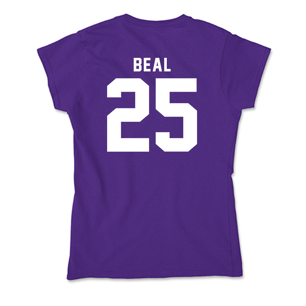 Tarleton State - NCAA Women's Soccer : DawnJay Beal - Soft Style Women’s T-Shirt-1