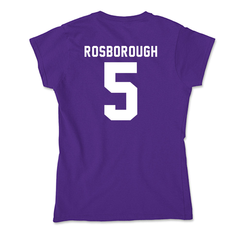 Tarleton State - NCAA Women's Basketball : Arieona Rosborough - Soft Style Women’s T-Shirt-1
