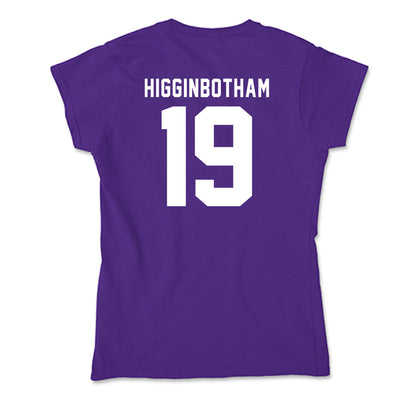 Tarleton State - NCAA Softball : Alyson Higginbotham - Soft Style Women’s T-Shirt-1