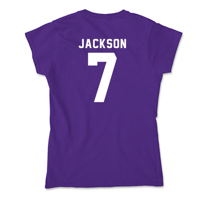 Tarleton State - NCAA Football : Jaylen Jackson - Soft Style Women’s T-Shirt-1