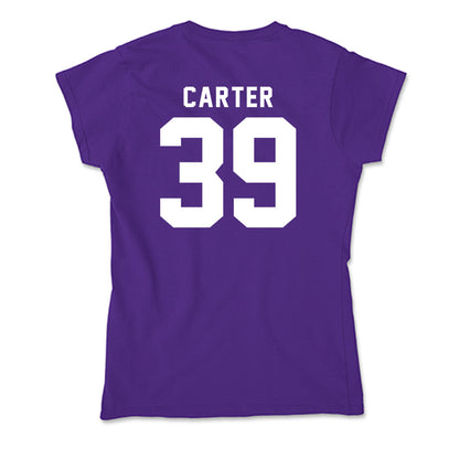 Tarleton State - NCAA Baseball : Brendon Carter - Soft Style Women’s T-Shirt-1