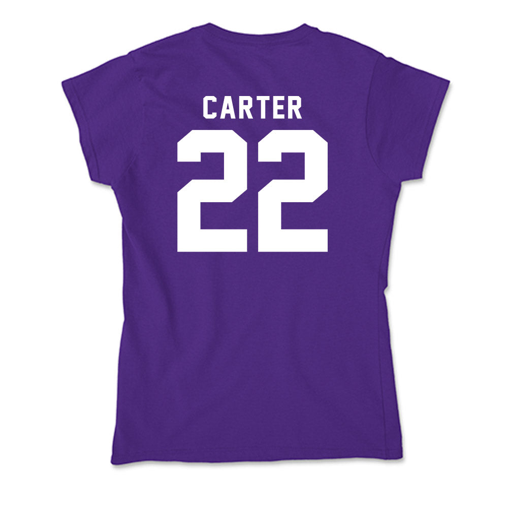 Tarleton State - NCAA Women's Volleyball : morgan carter - Soft Style Women’s T-Shirt-1