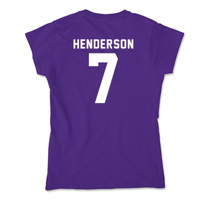 Tarleton State - NCAA Football : Mikey Henderson - Soft Style Women’s T-Shirt-1
