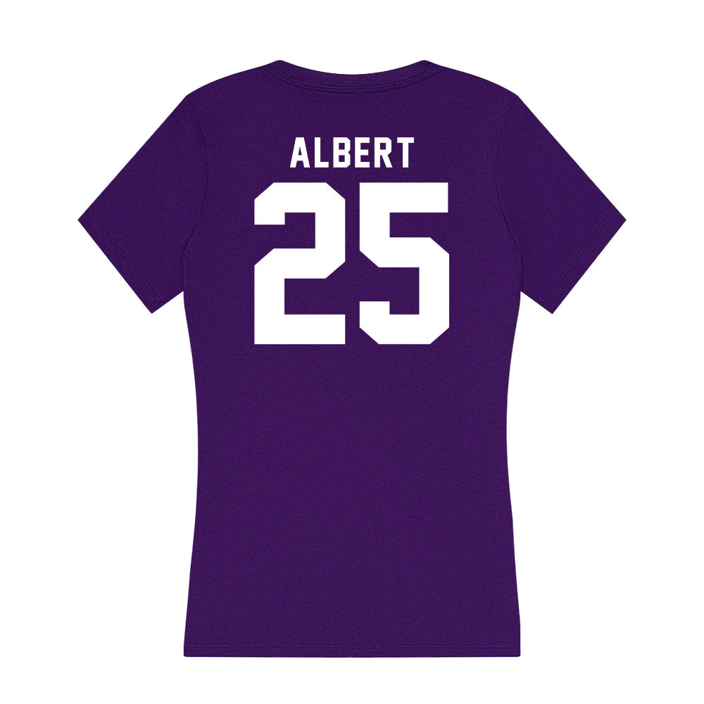 Tarleton State - NCAA Football : Steve Albert - Women's V-Neck T-Shirt-1