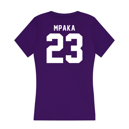 Tarleton State - NCAA Men's Basketball : Chris Mpaka - Women's V-Neck T-Shirt-1