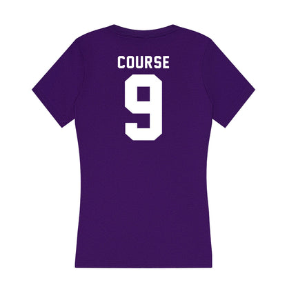 Tarleton State - NCAA Men's Basketball : Collin Course - Women's V-Neck T-Shirt-1