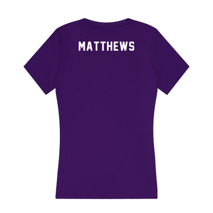 Tarleton State - NCAA Men's Track & Field : Aidan Matthews - Women's V-Neck T-Shirt-1