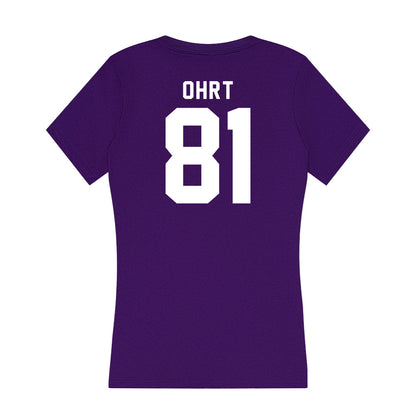 Tarleton State - NCAA Football : Fischer Ohrt - Women's V-Neck T-Shirt-1