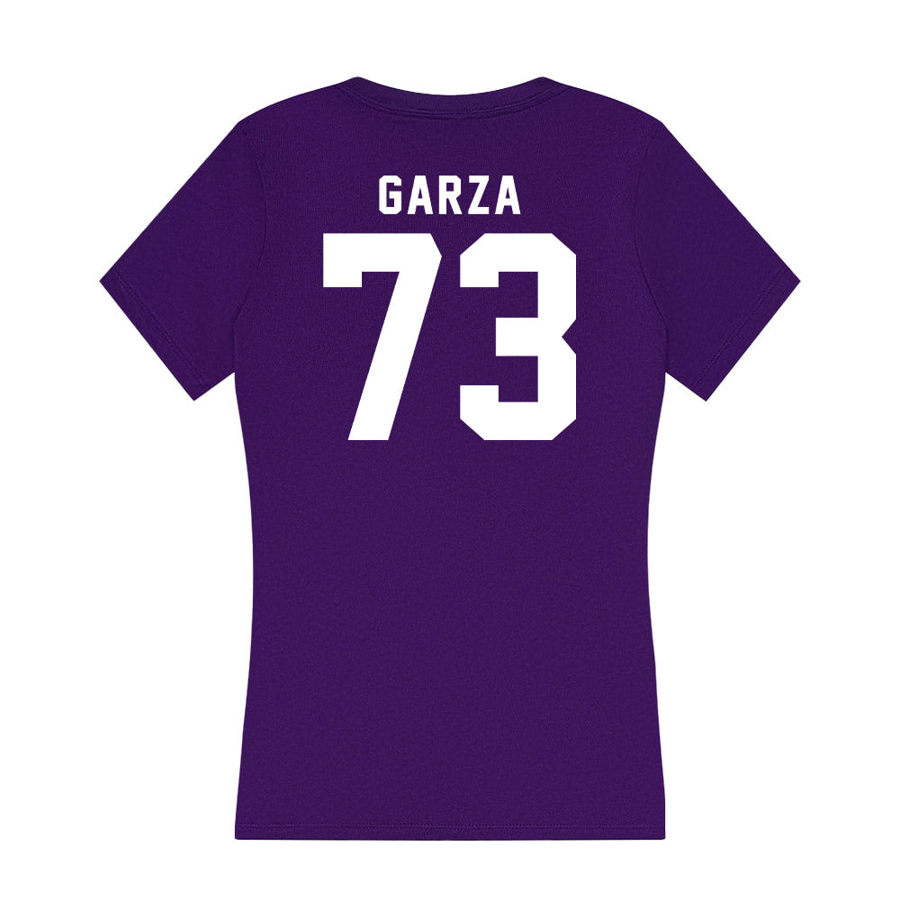 Tarleton State - NCAA Football : Rowdy Garza - Women's V-Neck T-Shirt-1