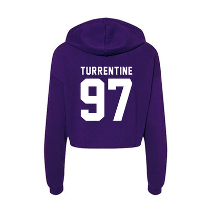 Tarleton State - NCAA Football : James Turrentine - Women's Crop Fleece Hoodie-1