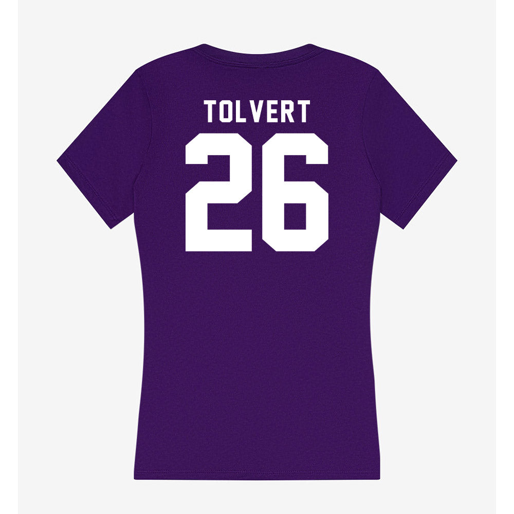 Tarleton State - NCAA Football : Brandon Tolvert - Women's V-Neck T-Shirt-1