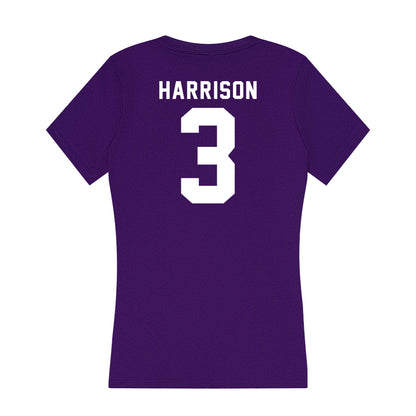 Tarleton State - NCAA Men's Basketball : Ronnie Harrison - Women's V-Neck T-Shirt-1